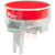 NKK Switches - AT4013JC - CAP PUSHBUTTON ROUND CLEAR/RED|70364766 | ChuangWei Electronics