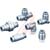 SMC Corporation - KQG2E08-00 - FOR 8MM TUBE BULKHEAD UNION STAINLESS STEEL FITTING|70072080 | ChuangWei Electronics