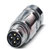 Phoenix Contact - 1607671 - SPEEDCON Power 3 Pos+PE Str Coupler Plug M17 Circ Conn|70633950 | ChuangWei Electronics