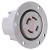 Pass & Seymour - L1430FO - Gray NEMA Config: L14-30R 125V / 250V 30A Turnlok Flanged Outlet Outlet|70050630 | ChuangWei Electronics