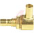 Johnson-Cinch Connectivity Solutions - 131-3303-501 - Gold PTFE Fluorocarbon Brass Gold Right Angle 50 Ohms SMB Connector|70090542 | ChuangWei Electronics