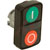 Schneider Electric - ZB4BA73417 - 22mm Cutout Spring Return Red Push Button Head Green XB4 Series|70336609 | ChuangWei Electronics