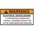 HellermannTyton - 596-00498 - 104.6 x 50.8mm50 Hazard Warning Label with English Text Vinyl|70163436 | ChuangWei Electronics
