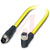 Phoenix Contact - 1406273 - 1.5 m to Socket angled M8 Plug straight M8 3-pos.105C PVC M8|70276703 | ChuangWei Electronics