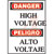 Panduit - PPS1007D72SE - High voltage/Alto voltaje Danger/PeligroHeader Polyester Adhesive Sign|70386622 | ChuangWei Electronics