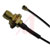 Amphenol RF - 336309-12-0100 - 100 mm IP67 to AMC Plug on 1.13mm cable SMA Bulkhead Jack|70275105 | ChuangWei Electronics