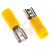 RS Pro - 534531 - Tin Plated 12 - 10 AWG 6.3x0.8mm 36 Yellow Insulated Crimp Receptacle|70639620 | ChuangWei Electronics