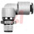 SMC Corporation - KSL12-03S - Push In 12 mm R 3/8 Male Pneumatic Elbow Threaded-to-Tube Adapter|70313575 | ChuangWei Electronics