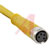 TURCK - PKG 4M-8 - U99-10842 Yellow PVC 8Meter 4 Wire Female Straight M8 Cordset|70243773 | ChuangWei Electronics