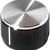 Electronic Hardware Corporation (EHC) - PV-25B-2 - hole sz .25in dia .93in w line machined aluminum-black round control Knob|70206909 | ChuangWei Electronics