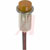VCC (Visual Communications Company) - 1051C3 - 22AWG Wire Leads Lens,High Hat 208-250 VAC 0.500 In Amber Neon Indicator,Pnl-Mnt|70130366 | ChuangWei Electronics