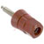 Superior Electric - BP30-10RN-1 PKG -  Red Nickel Plated Brass 1000 V 30 A Larger Stud Nut Binding Post, Single|70120900 | ChuangWei Electronics