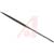 Apex Tool Group Mfr. - 37277 - Barrette Cut No. 0 4 in. Round Handle Needle File Nicholson|70220421 | ChuangWei Electronics