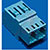 Molex Incorporated - 106125-0100 - LC ADAPTER DPX BLUE PH.BR.SLV|70091362 | ChuangWei Electronics