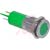 APEM Components - Q14F1CXXG24E - green 24Vdc 14mm flush bright chrome LED|70066144 | ChuangWei Electronics