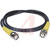 Aim Cambridge-Cinch Connectivity Solutions - 73-6364-3 - 3 feet yellow boots rg58 thin ethernet cable bnc plug to bnc plug cable assembly|70081070 | ChuangWei Electronics