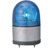 Patlite - RU-120-B - Direct Mt Rotating Warning Light 120VAC Bulb 82mm Blue Rotating Beacon|70543972 | ChuangWei Electronics