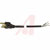 Alpha Wire - 782 BK078 - Stripped End Blk Rubber Jkt NEMA 5-15 plug 12 Ft 125 V 10 A Cord, Pwr|70125961 | ChuangWei Electronics