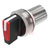 EAO - 45-2816.2C20.003 - red 2x45 Grad (V-Pos) Short handle Selector actuator; 3pos; spr return R|70734500 | ChuangWei Electronics