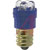 SloanLED - 160-286 - 22 Deg 20 Ma 28 VAC/VDC Clear Ultra Bright Blue Cand Screw T-4 1/2 Lamp, LED|70247066 | ChuangWei Electronics