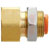 SMC Corporation - KQ2E11-36A - Push In 3/8 in NPT 3/8 Male Pneumatic Straight Threaded-to-Tube Adapter|70247100 | ChuangWei Electronics