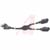 Volex Power Cords - 17272A 10 B1 - 60 degC Black 125 V 1250 W 6 Ft.:2 Ft. Legs 10 A Y-Cord|70116067 | ChuangWei Electronics