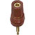 Abbatron / HH Smith - 3015-102 - Red Brass/Gold 4-40 Threaded Fluted Cap Miniature Binding Post|70211231 | ChuangWei Electronics
