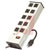 Wiremold - ULBH6-15 - White 15 ft. Cord 6 Outlets Special Use Plug-In OutletCenter Power Strip|70091586 | ChuangWei Electronics