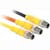 TURCK - PSG 4M-2 - PVC 2 meters 4 cond. M8 Male to Cut-end; Yellow Cordset|70035974 | ChuangWei Electronics