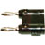 Mueller - BU-PMDP-0 - 15A 5000V Nickel Plated Black 4mm Test Connector Mueller|70272576 | ChuangWei Electronics
