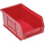 RS Pro - 4844006 - 76mmx101mmx167mm Red Plastic Stackable Storage Bin|70614758 | ChuangWei Electronics