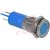 APEM Components - Q14F1CXXB12E - blue 12Vdc 14mm flush bright chrome LED|70066140 | ChuangWei Electronics