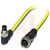 Phoenix Contact - 1406208 - 1.5 m to Socket straight M12 Plug angled M8 4-pos.105C PVC M12-M8|70276766 | ChuangWei Electronics