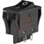 NKK Switches - JWM22RAA - 0.187 in. QC No insc Blk rkr 10A(250VAC) DPDT Switch, rocker|70234765 | ChuangWei Electronics