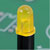 Bivar, Inc. - ELM12355YDL - Black PVC Diffused Yellow 2 Lead 5mm 0.235in. Vertical LED Assembly|70534364 | ChuangWei Electronics