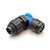Amphenol Sine/Tuchel - C016 10K006 000 10 - blue for 6+gnd crimp pin cont rt angle male cable housing plastic circ connector|70013147 | ChuangWei Electronics