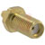Johnson-Cinch Connectivity Solutions - 142-0303-411 -  Gold over Nickel Copper (Jacket) Straight Crimp SMA Jack Connector|70090631 | ChuangWei Electronics