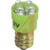 SloanLED - 160-282 - 22 Deg 20 Ma 28 VAC/VDC Clear Green Cand Screw T-4 1/2 Lamp, LED|70247056 | ChuangWei Electronics