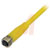 Balluff - BCC050Z - PVC 5m 3 cond. M8 Female to Cut-end; Yellow Cordset|70375567 | ChuangWei Electronics