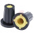 RS Pro - 4676033 - 6mm Shaft Dia. 17mm with a Yellow Indicator Body: Black Potentiometer Knob|70644543 | ChuangWei Electronics
