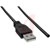 Qualtek Electronics Corp. - 3021017-10 - black 26/28 AWG 10ft USB A male to blunt cut|70407718 | ChuangWei Electronics