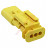 Molex Incorporated - 34899-3031 - 4.00mm Key B 11CS Yellow SIR Housing 1x3 3 Circuit MXP120 Sealed Blade|70428355 | ChuangWei Electronics