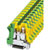 Phoenix Contact - 3073830 - Green/Yellow 51mm Length Screw Down10 to 4 AWG 2 Way UTI 16-PE Earth Block|70342868 | ChuangWei Electronics