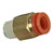 SMC Corporation - KQ2H09-02AS - w/Sealant Brass 1/4-in Conn. Dia. 5/16-in Tube Half Union One-Touch Fitting|70334652 | ChuangWei Electronics