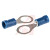 RS Pro - 2082509 - Blue 16 - 14 AWG M8 Stud Size Tin Plated Crimp Ring Terminal|70641471 | ChuangWei Electronics