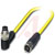 Phoenix Contact - 1406008 - 1.5 m to Socket straight M8 Plug angled M8 105C PVC 4-pos. shielded M8|70276970 | ChuangWei Electronics