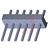 TE Connectivity - 640452-6 - STRAIGHT SQUARE 6 POSITION MTA-100 HEADER ASSEMBLY|70084956 | ChuangWei Electronics