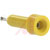 Abbatron / HH Smith - 1598-107 - 0.08 in. 115 degC Brass Polycarbonate 1500 V (RMS) Yellow Jack, Insulated|70211314 | ChuangWei Electronics