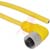 Lumberg Automation / Hirschmann - RKWT 4-679/2M - 600000437 Yellow PUR 2 Meter 4 Pole M12 Female Right Angle Cordset|70051214 | ChuangWei Electronics