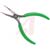 Apex Tool Group Mfr. - CN7776 - 6 In. 60 Deg. Curved Long Nose Plier With Green Cushion Grips Xcelite|70222125 | ChuangWei Electronics